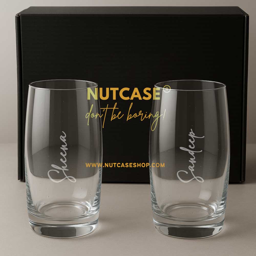 Personalized Tall Glass – Engraved Drinkware with Gift Box - Image 6