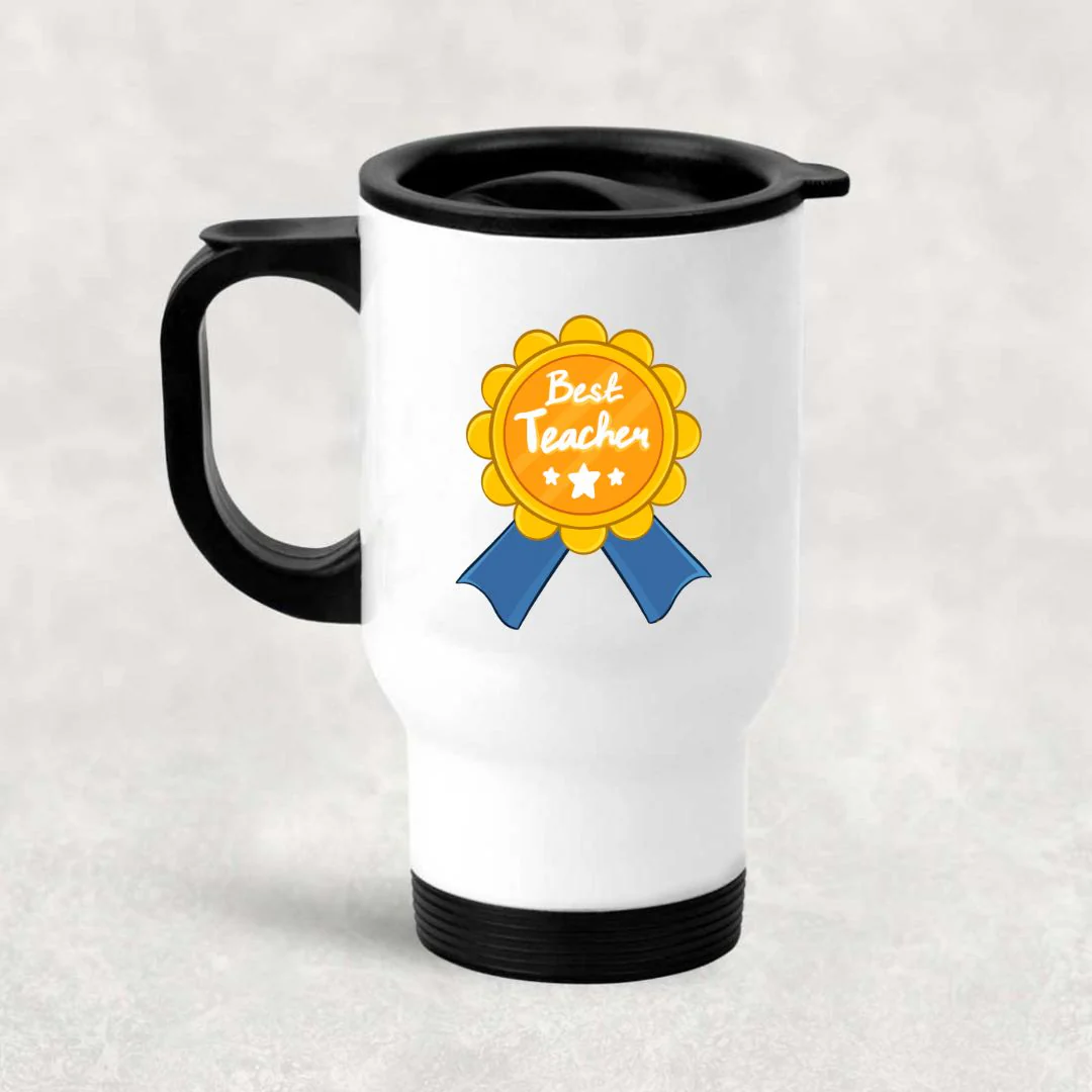 Teachers Day Mug – Stainless Steel Car Coffee Tumbler with Lid - Image 4