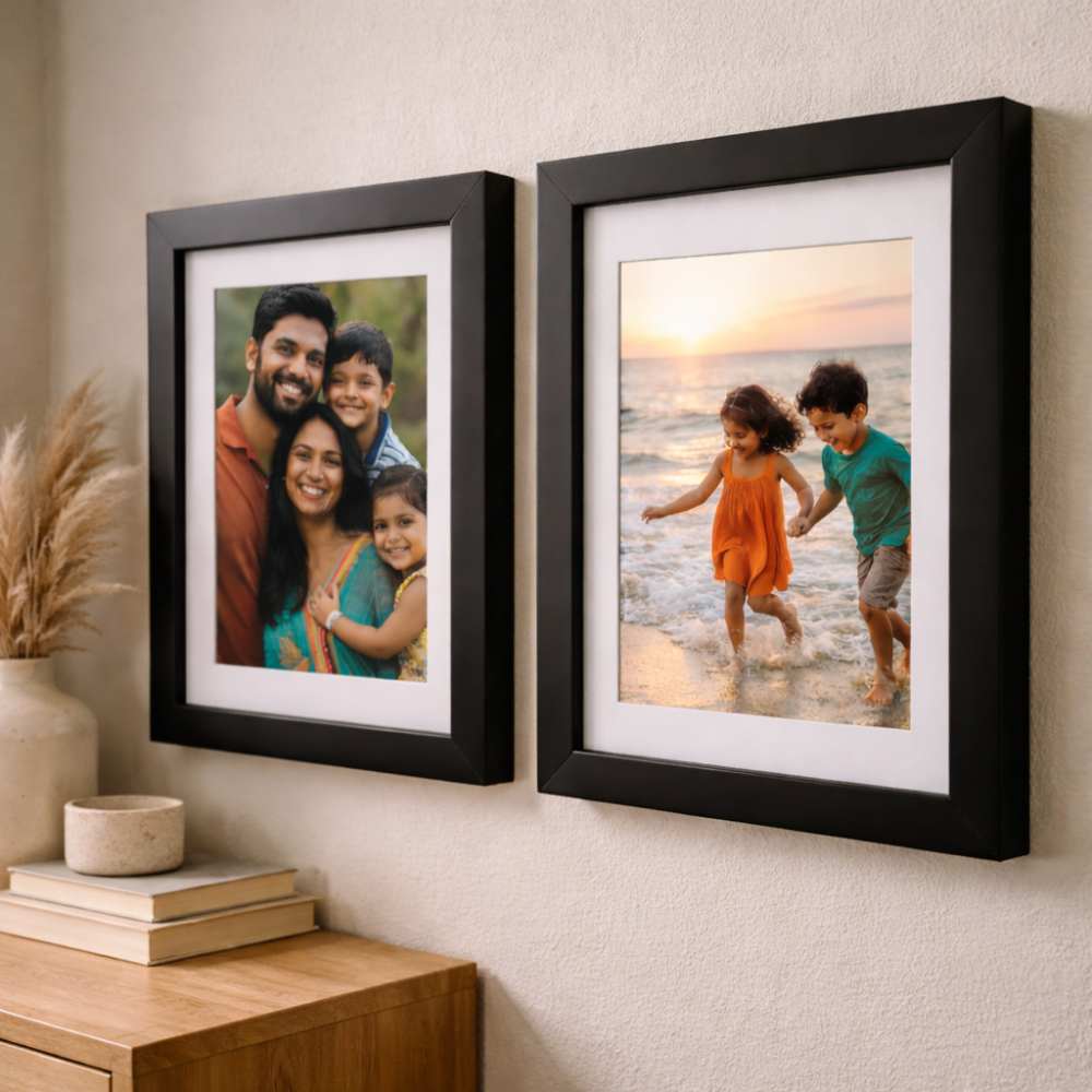 Personalized Thick Photo Frames for Wall - Acrylic Black & White Photo Frames - Image 12