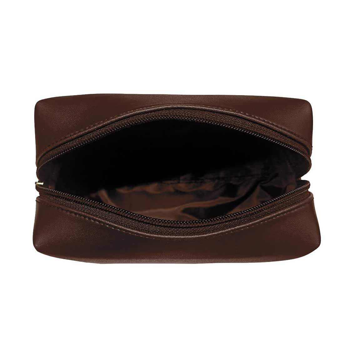 Personalized Travel Pouch for Men - Black Leather Travel Pouch - Image 15