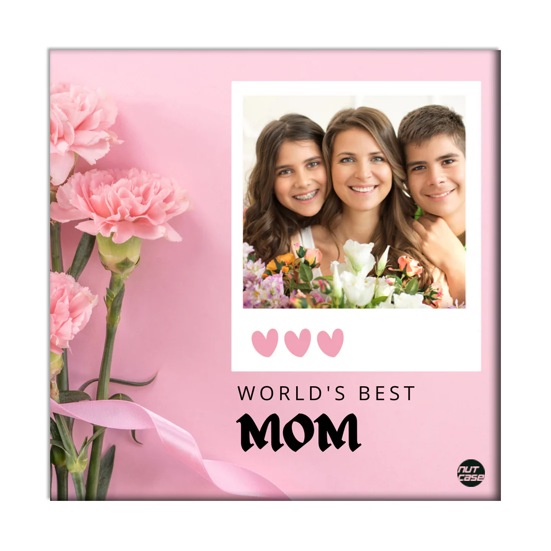 Personalized Wall Art For Mother's Day Gift - Pink Heart - Image 3