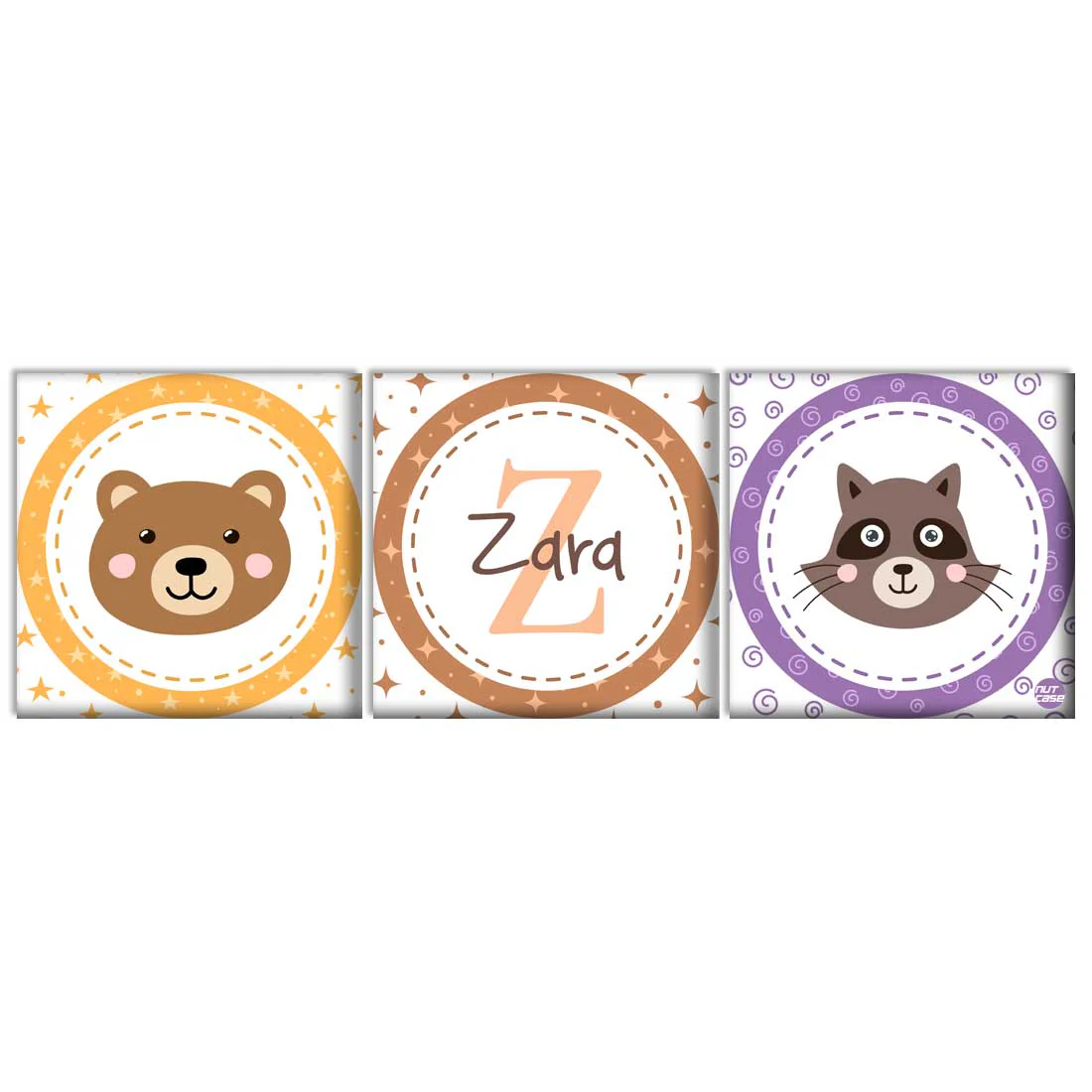 Personalized Wall Art Panel - Cute Animal Face - Image 2