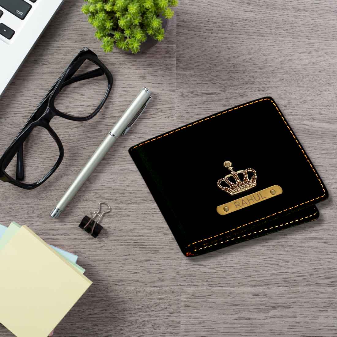 Customized Wallets With Name & Charm for Men - King - Image 2