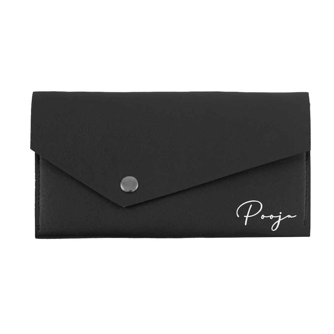 Personalized Wallet for Women-Envelope Clutch with Name - Image 8