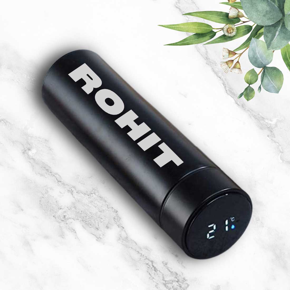 Engraving Personalised Tea Flask with Temperature Display - Add Name - Image 4