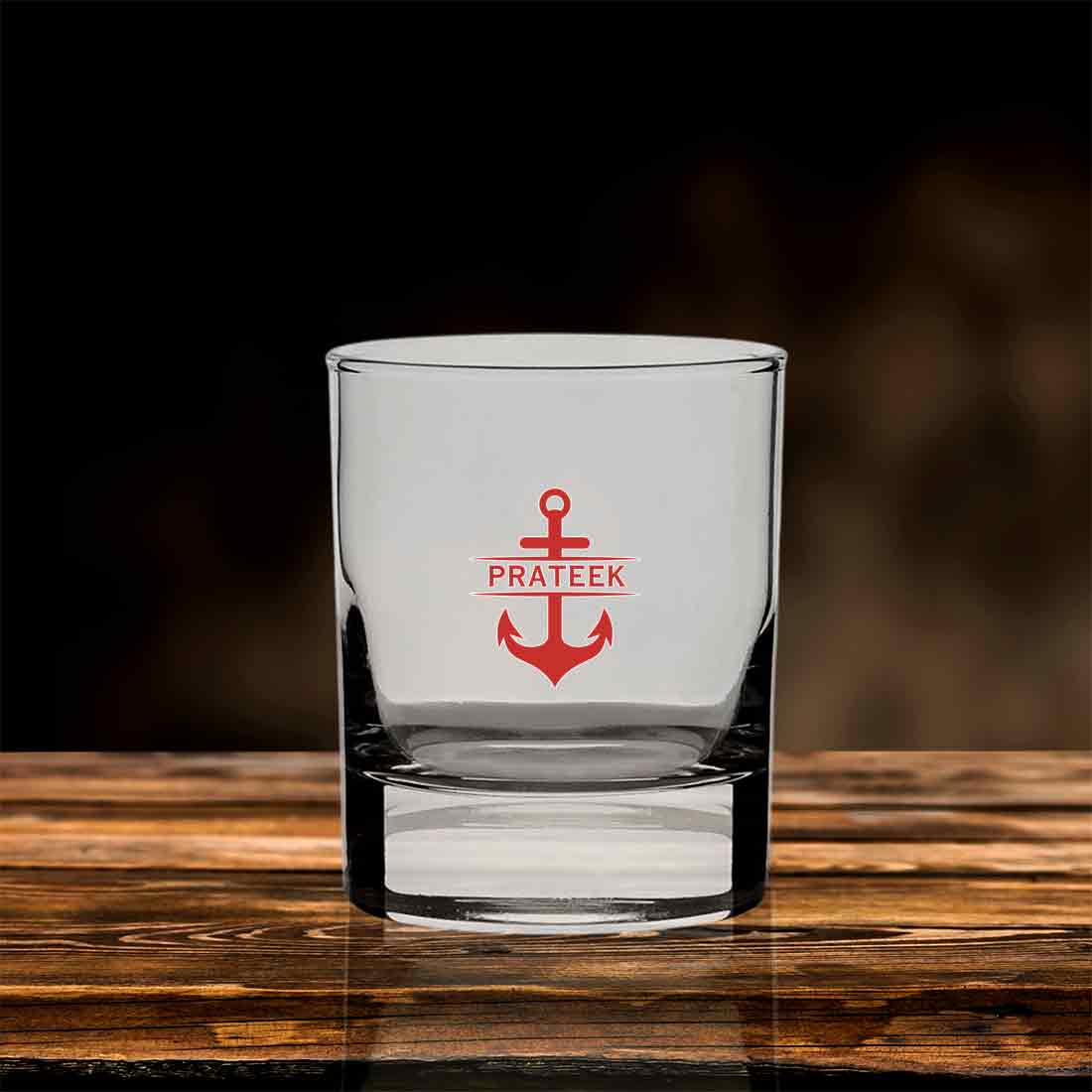 Personalized Whiskey Glass with Name - Colored Printed Alcohol Glasses - Image 2