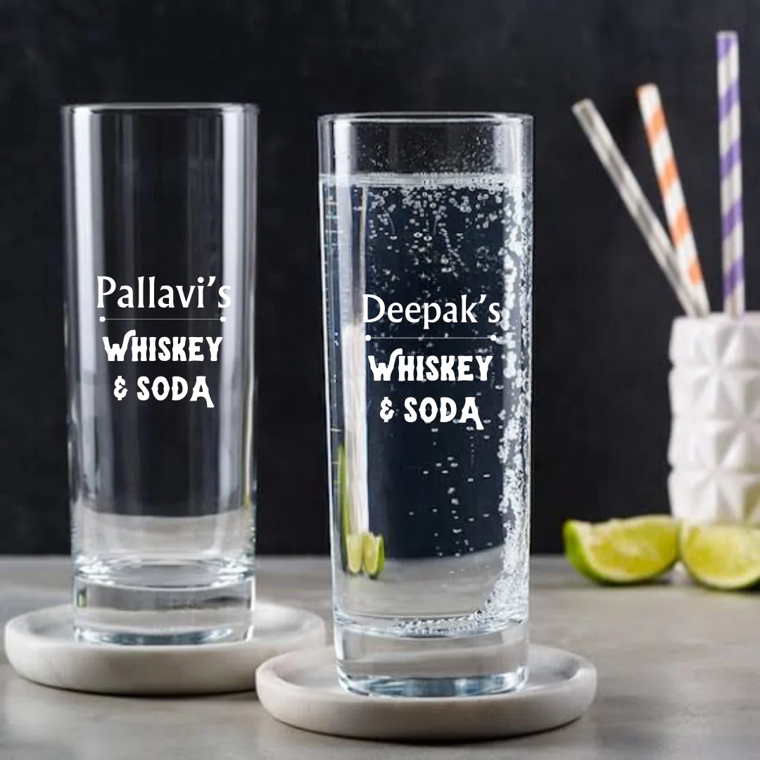 Custom Whiskey Glasses - Whisky And Soda - Image 4