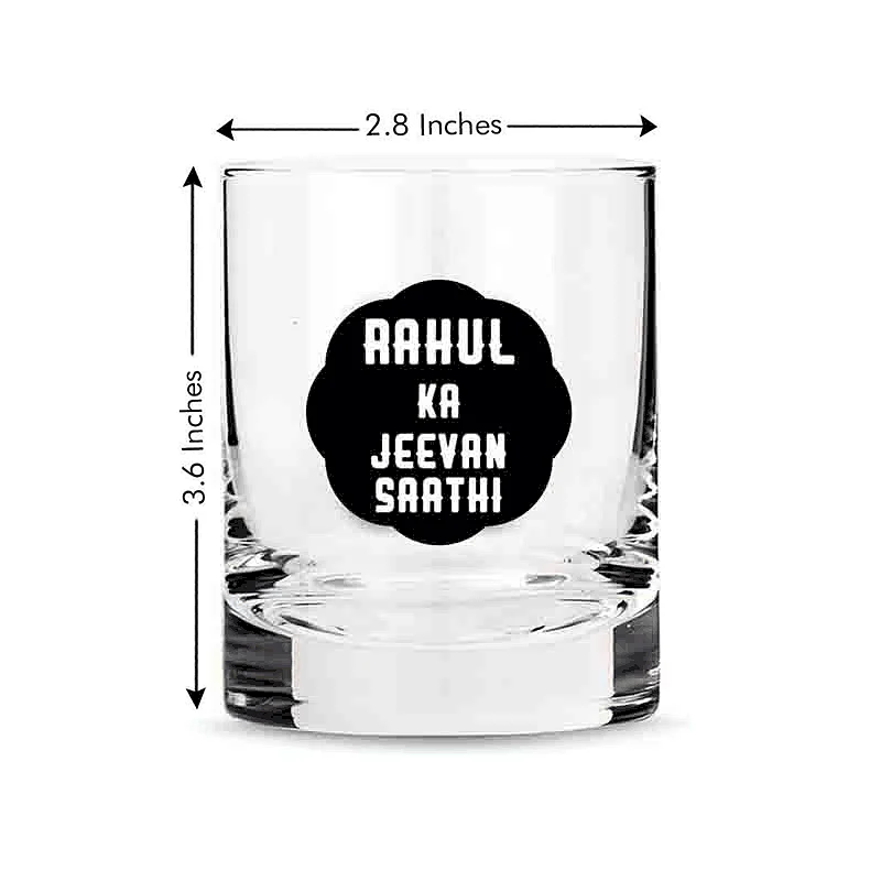 Custom Whiskey Glass Return-Gift - Wedding Gift - Jeevan Saathi - Image 3