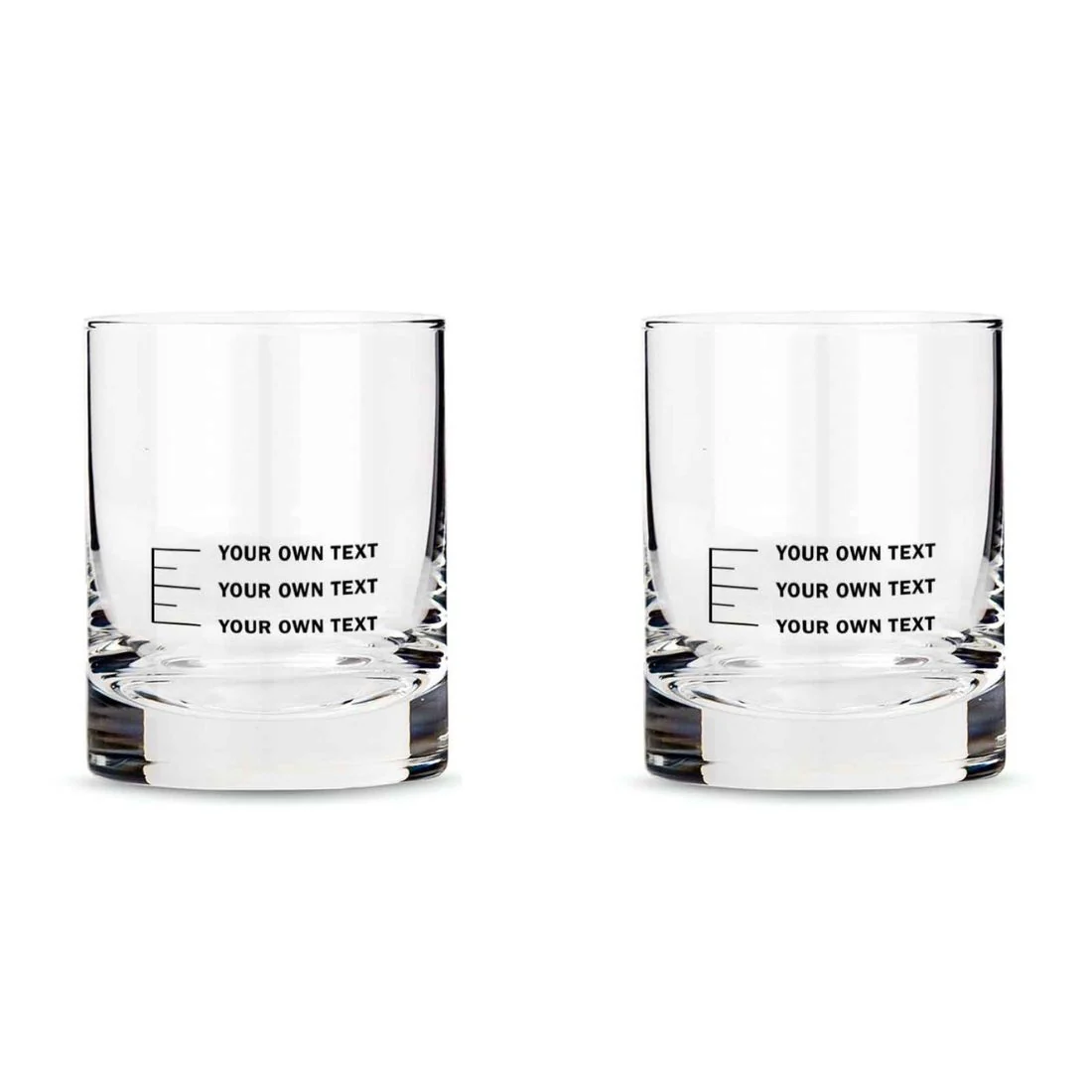 Personalized Whiskey Glass With Measurement Marking - Add Your Own - Image 4