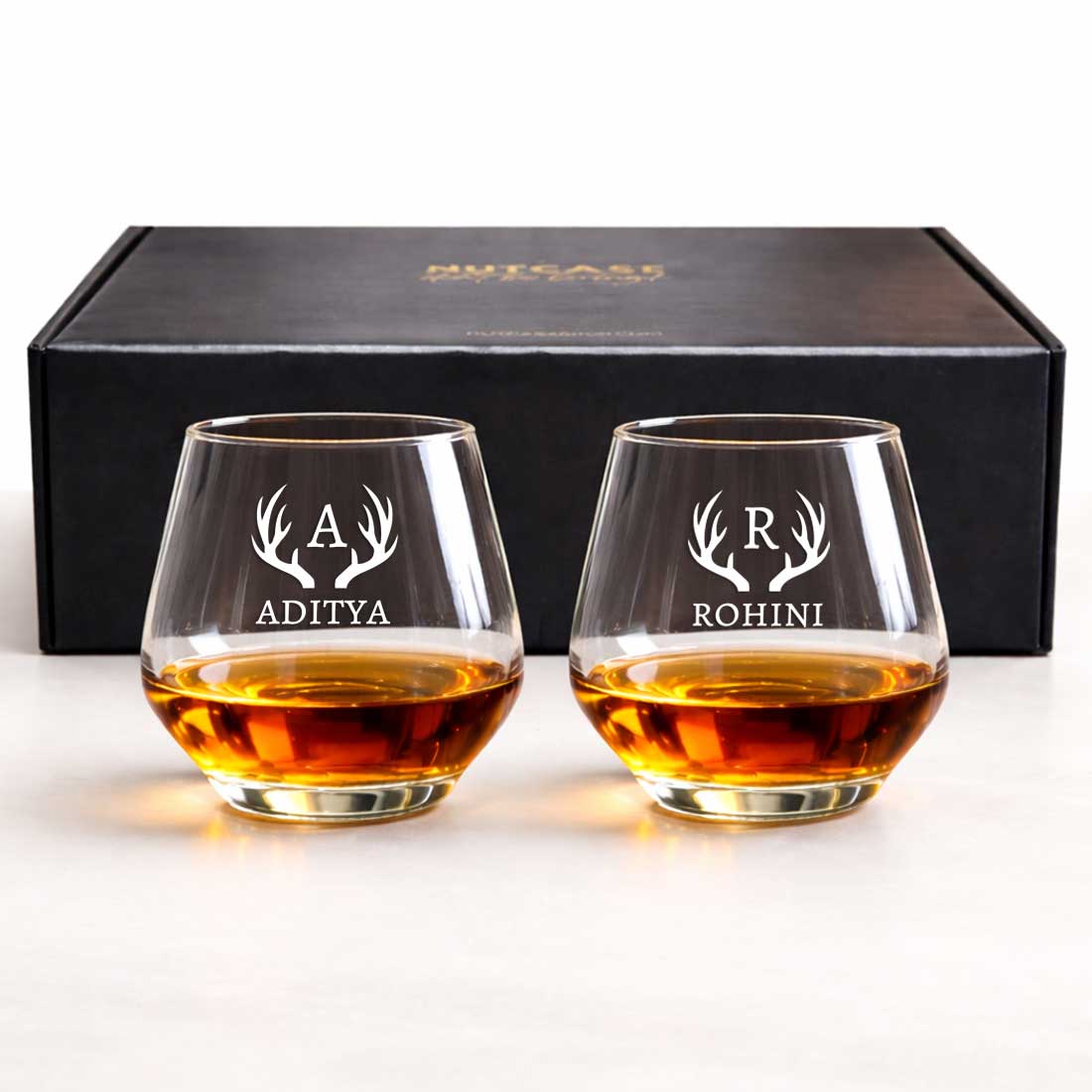 Personalized Whiskey Glass with Name Engraved Modern Scotch Glass & Luxury Gift for Men - Image 7