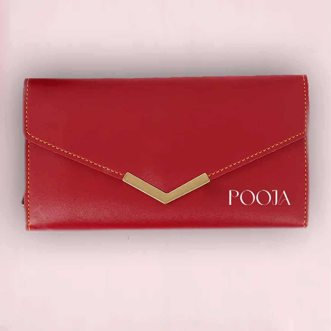 Personalized Women's Clutch Purse - Faux Leather Wallet for Women - Image 7