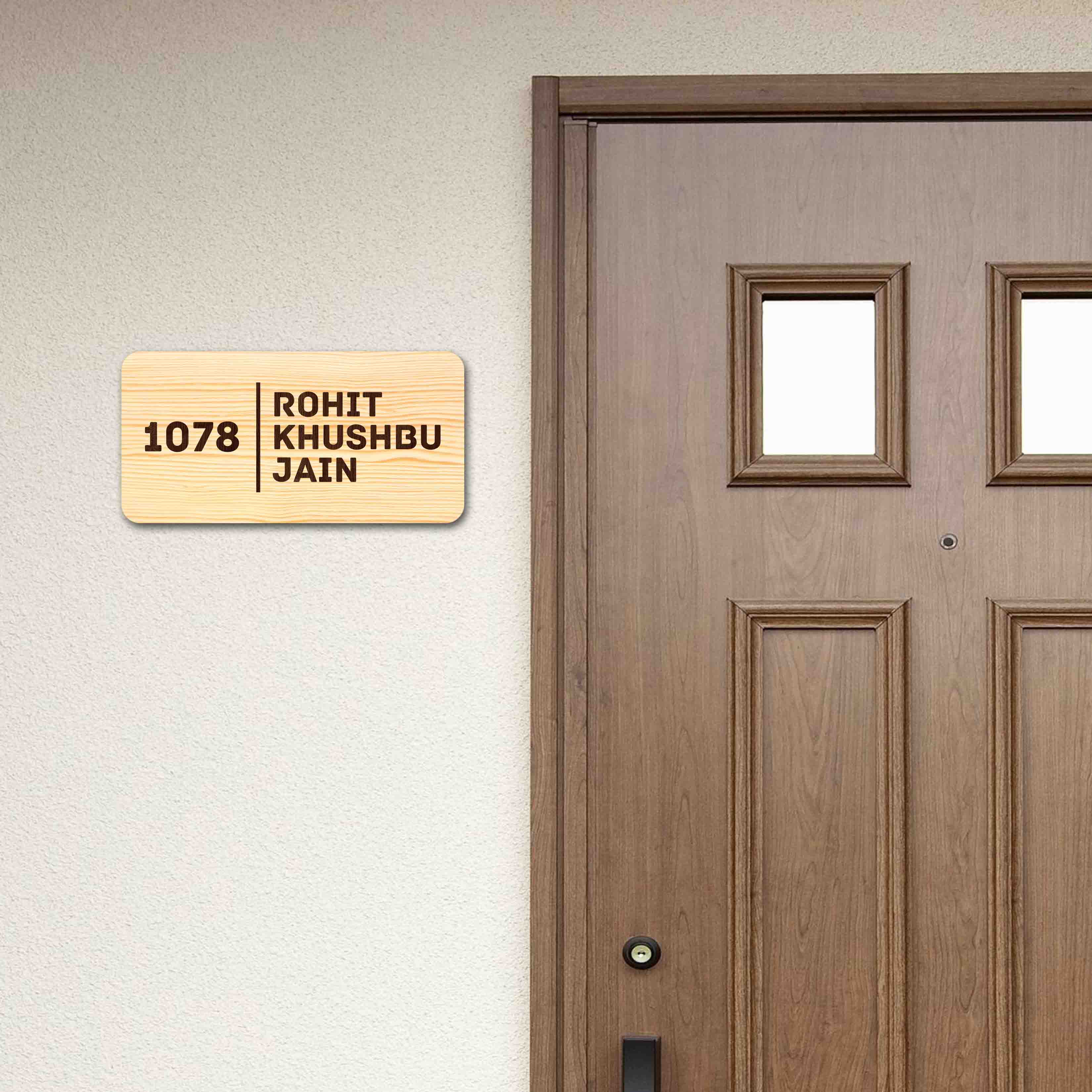 Personalized Wooden Name Plate for Home Office - Image 5