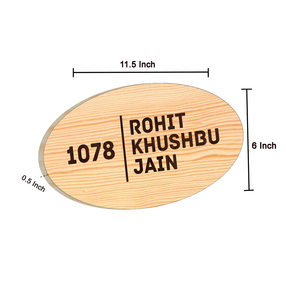 Personalized Wooden Name Plate for Home Office - Image 8