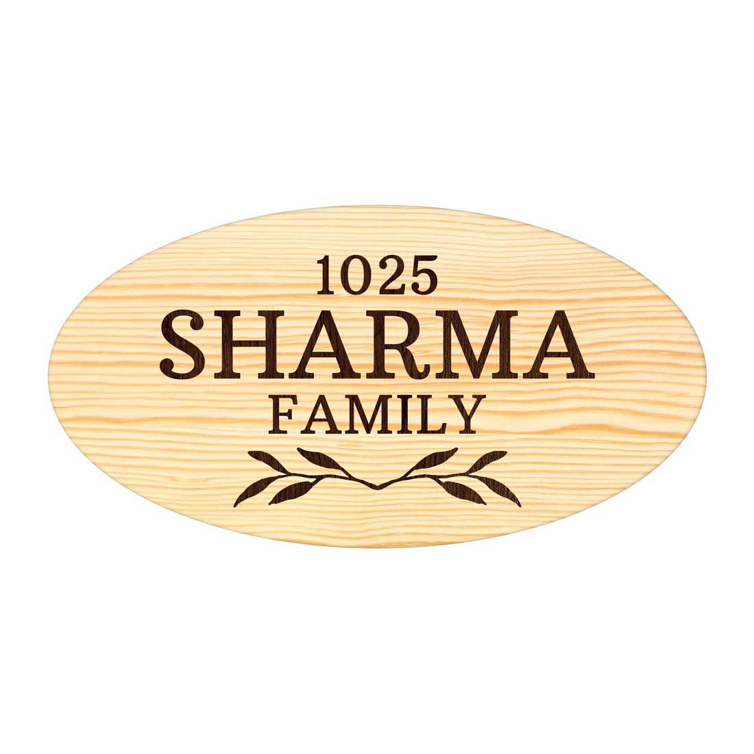 Personalized Wooden Name Plate for Home Bungalows - Classic - Image 10