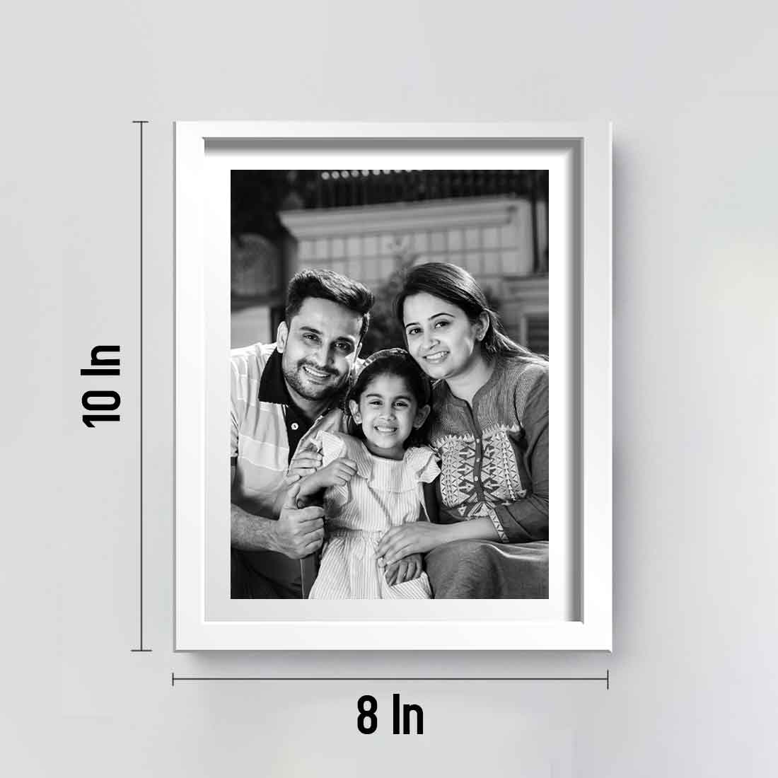 Photo Frame Wall Decor Customized Black and White 8x10 inch Photo Frame (Set of 6) - Image 5