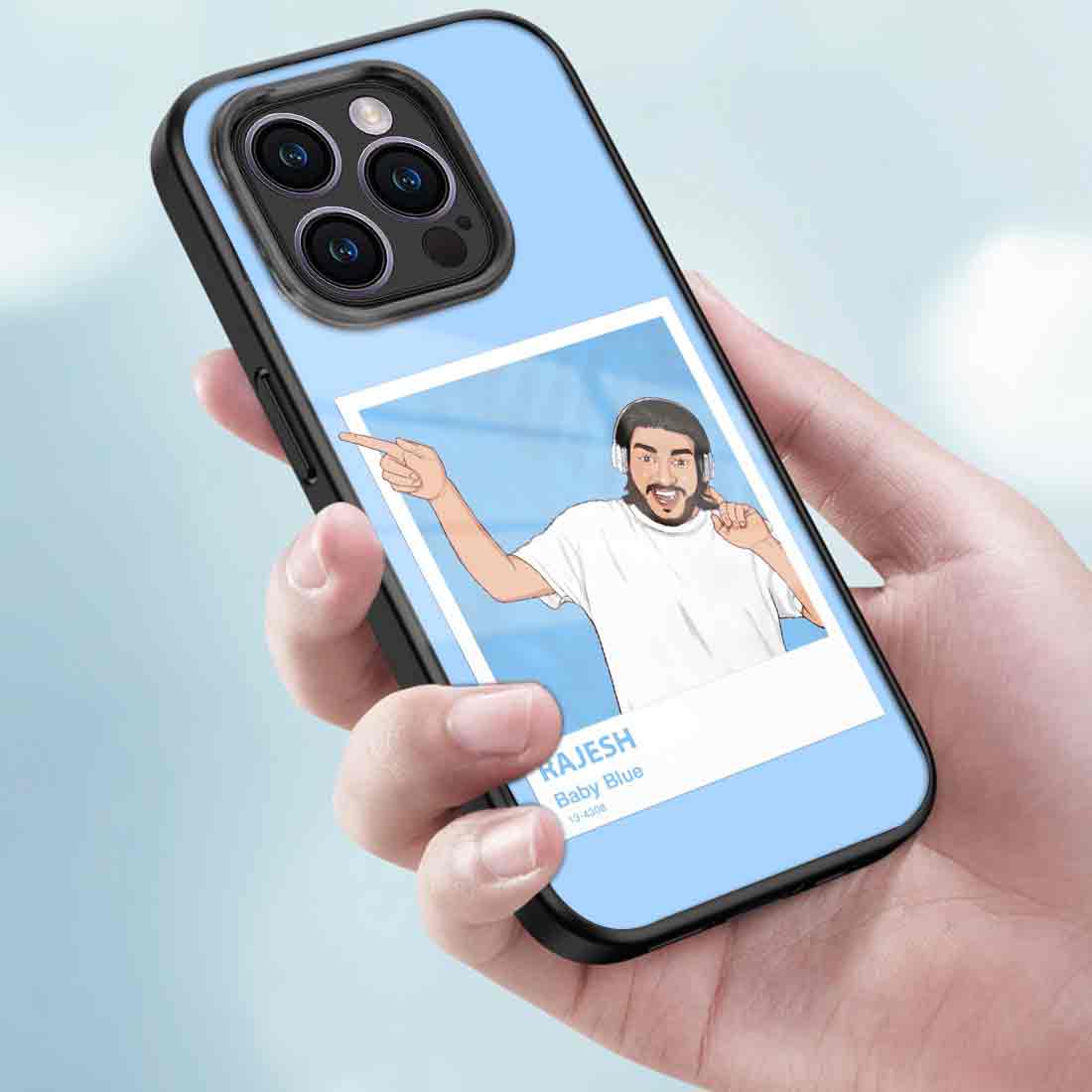 Photo Mobile Cover iPhone 14 Pro Case With Image - Cartoonize Photo - Image 3