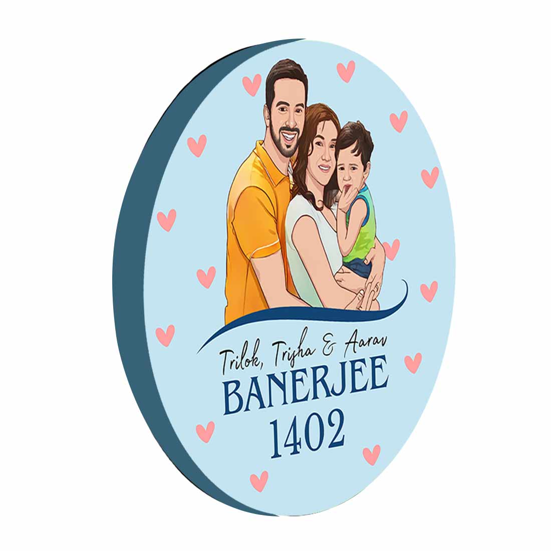 Photo Name Plate Personalized Round Nameplate - Image 7