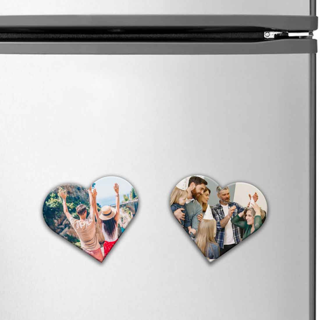 Picture Magnets for Fridge Custom Heart Shape Photo Magnets-7.5 CM