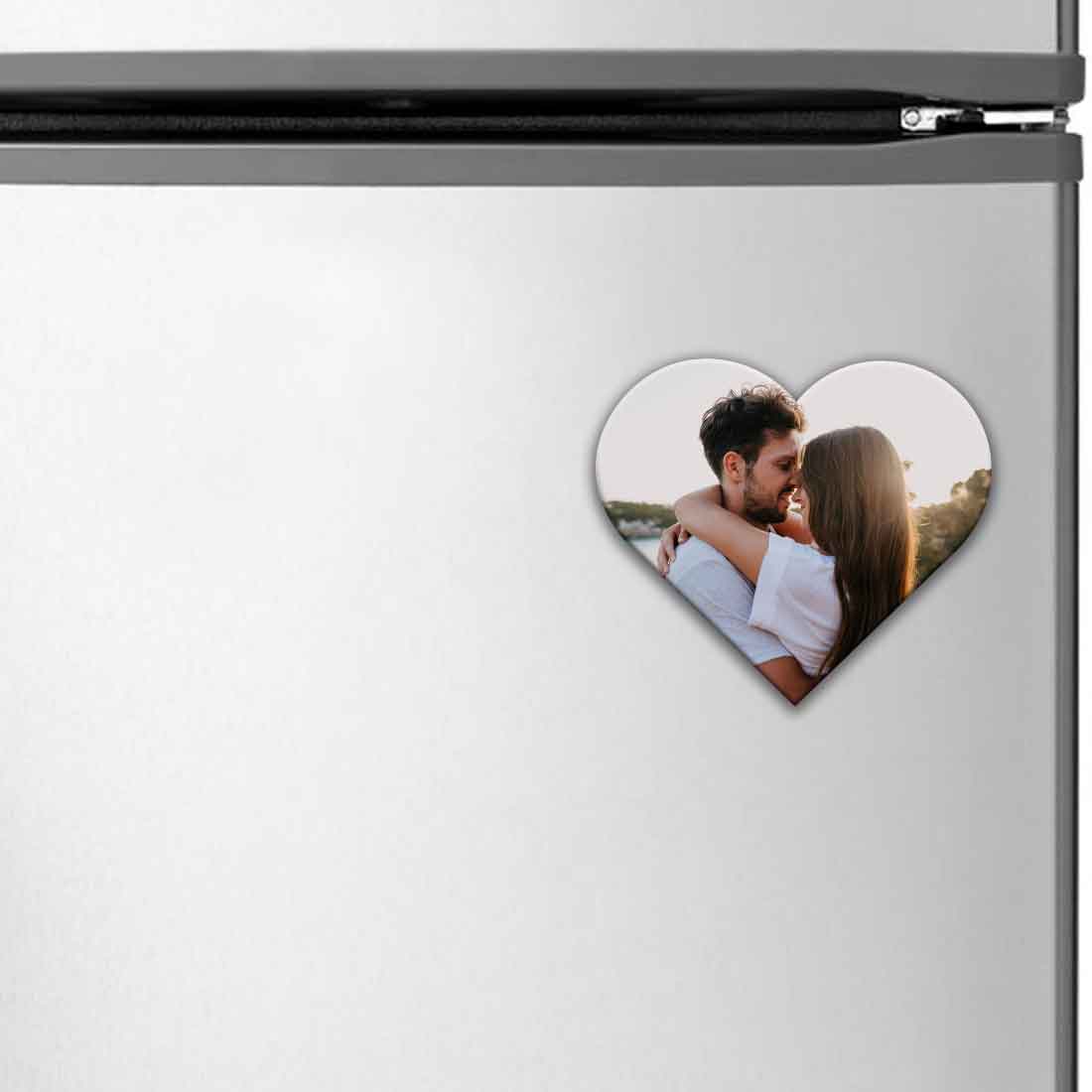 Picture Magnets for Fridge Custom Heart Shape Photo Magnets-7.5 CM - Image 8
