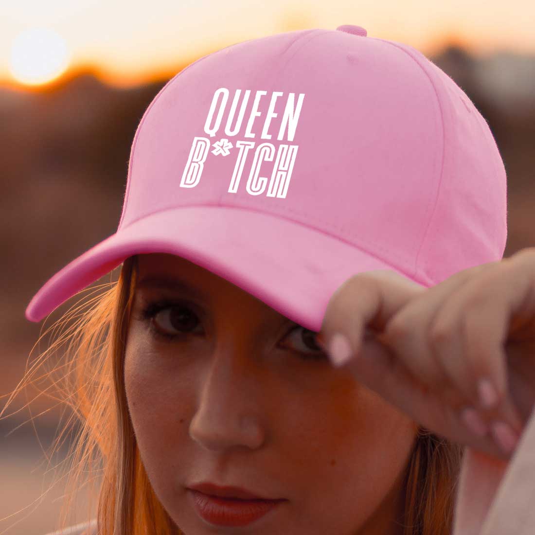 Pink Cap for Ladies Baseball Cap - Queen - Image 3