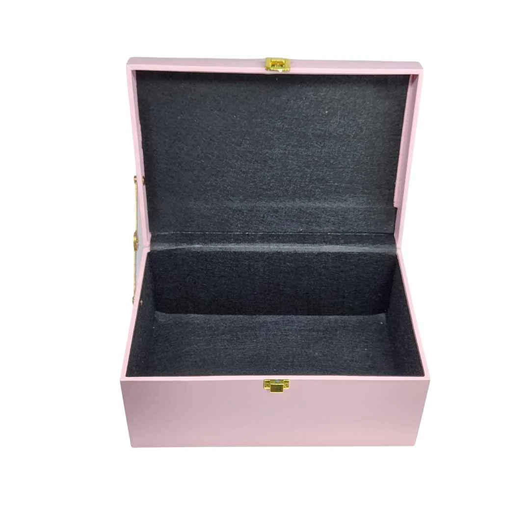 Black/Pink Gift Box for Her with Pink Temperature Tea Coffee Flask Bottle, Jewellery Box & Chocolates - Image 9