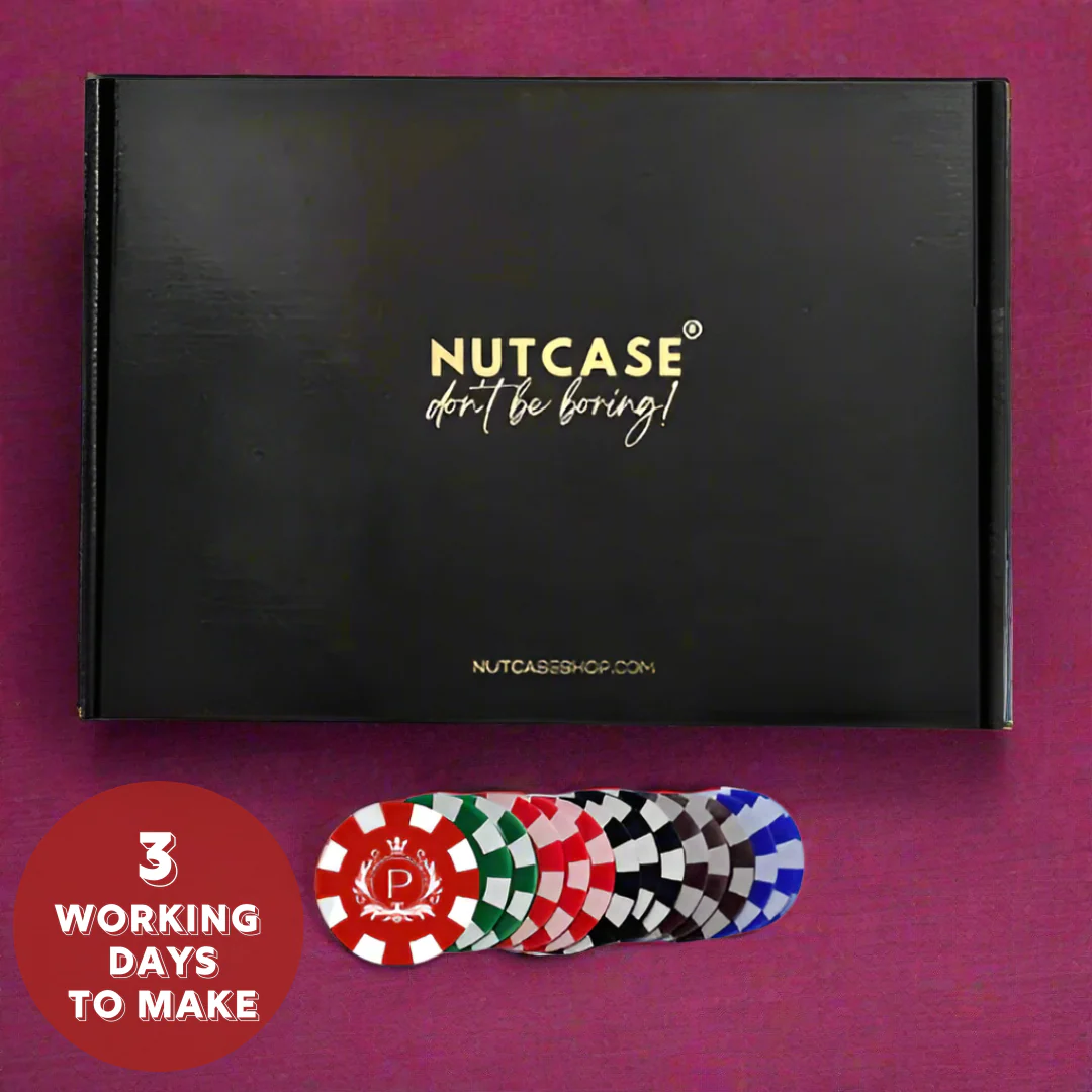 Poker Chips Set with Initial Name Customized Casino Coins - Gambling Chips - Image 2