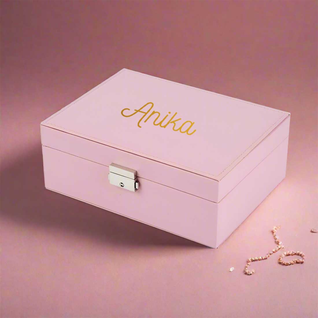 Portable Jewelry Storage Box – Secure & Stylish Organizer for Home & Travel - Image 5