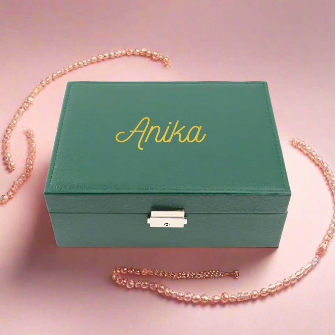 Portable Jewelry Storage Box – Secure & Stylish Organizer for Home & Travel - Image 6