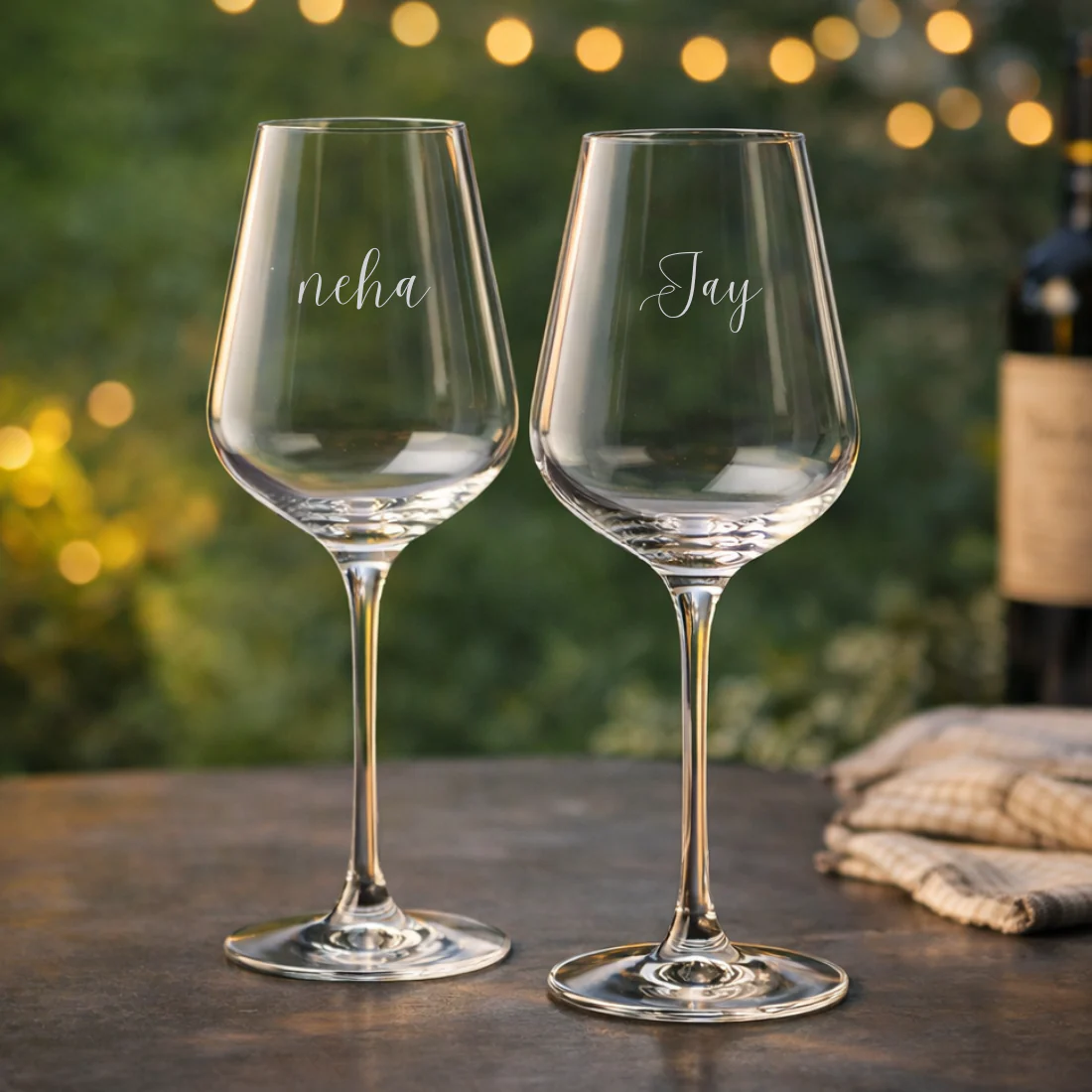 Premium Engraved Wine Glass - Custom Premium Wine Glasses Set - Image 5