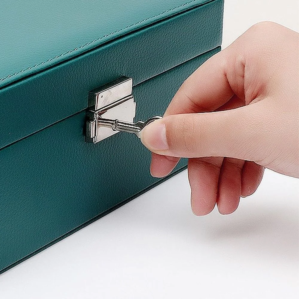 Premium Jewelry Storage Box – Spacious 2-Tier Organizer for Everyday Elegance - Image 4