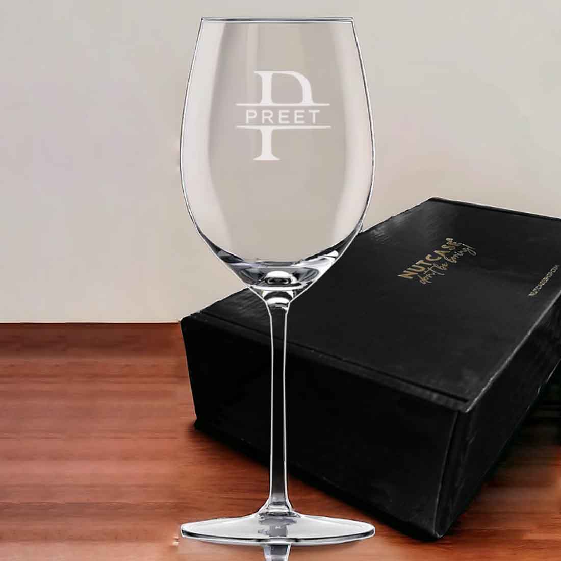 Premium Wine Glass with Name - Custom Engraved Wine Glasses - Image 10