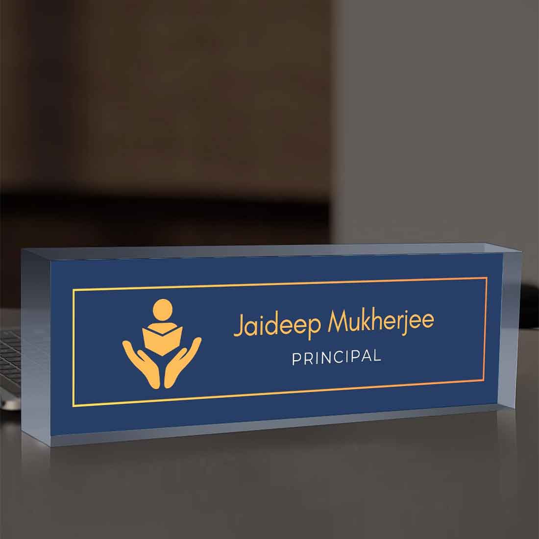 Principal Desk Name Plate – Personalized Professional Accessory for Teachers and Principals - Image 12