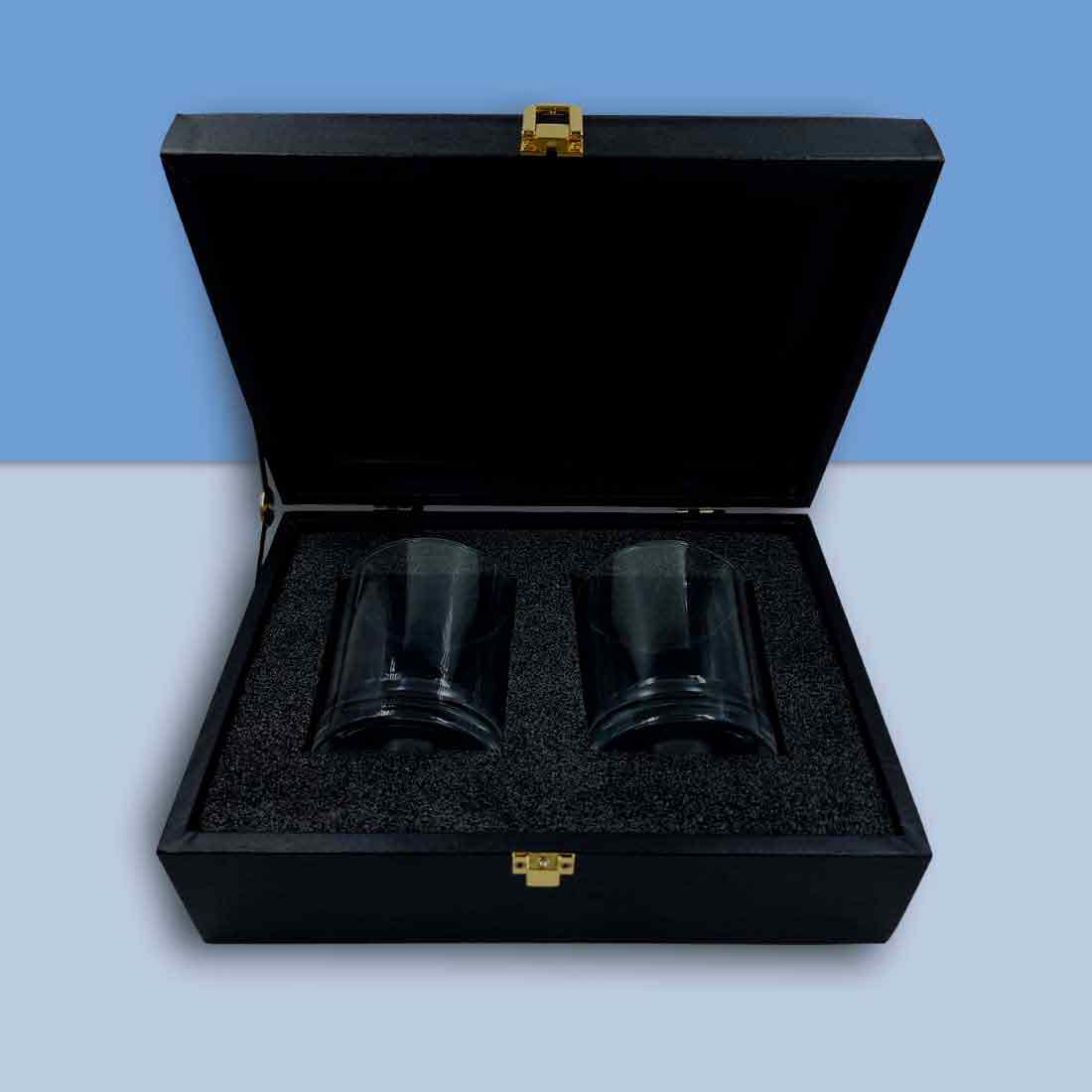 Personalised Printed Whiskey Glasses With Gift Box Available in Black Box - Image 6