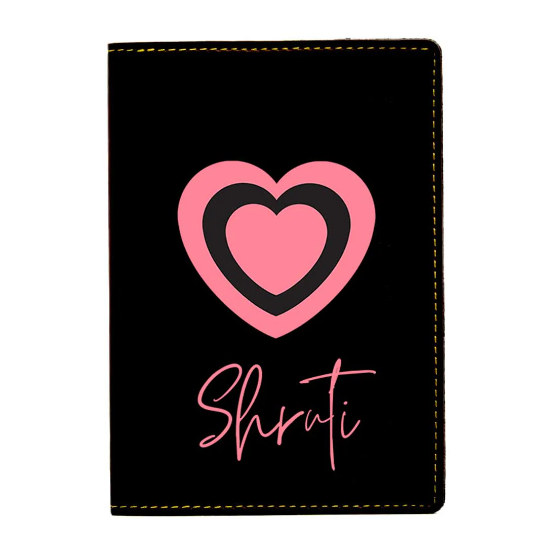 Pu Leather Personalized Passport Cover and Luggage Tag - Heart - Image 22