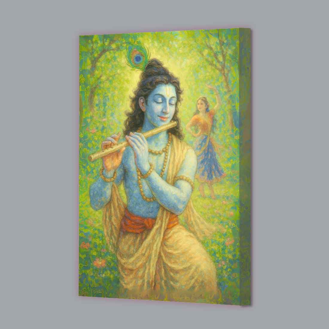 Radha Krishna Photo Frame with Light, HD Print– idea for Home Temple, Décor, or Gifting - Image 5