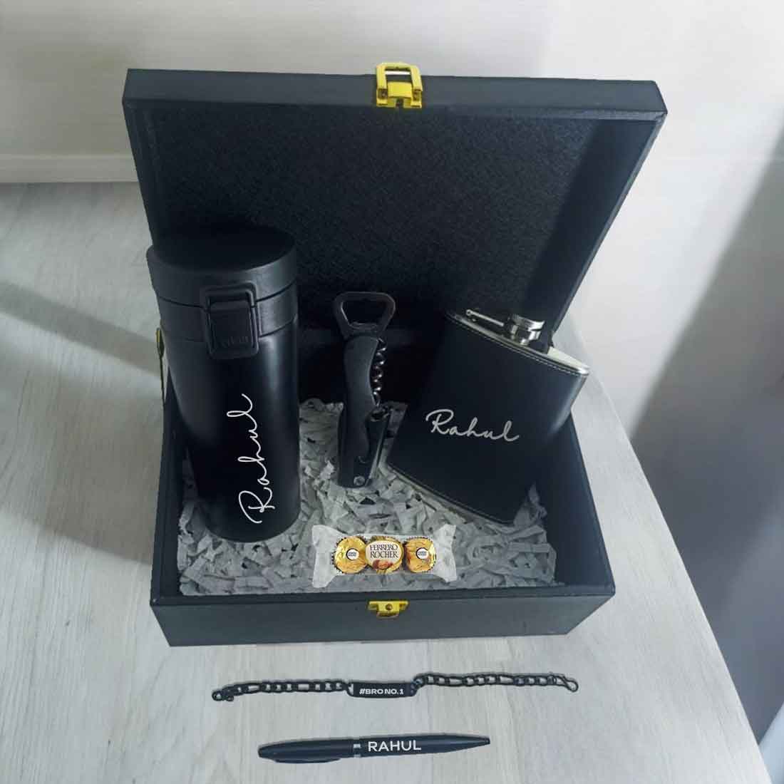 Rakhi Gift Hamper for Brother - Personalized Travel Accessories Kit - Image 2