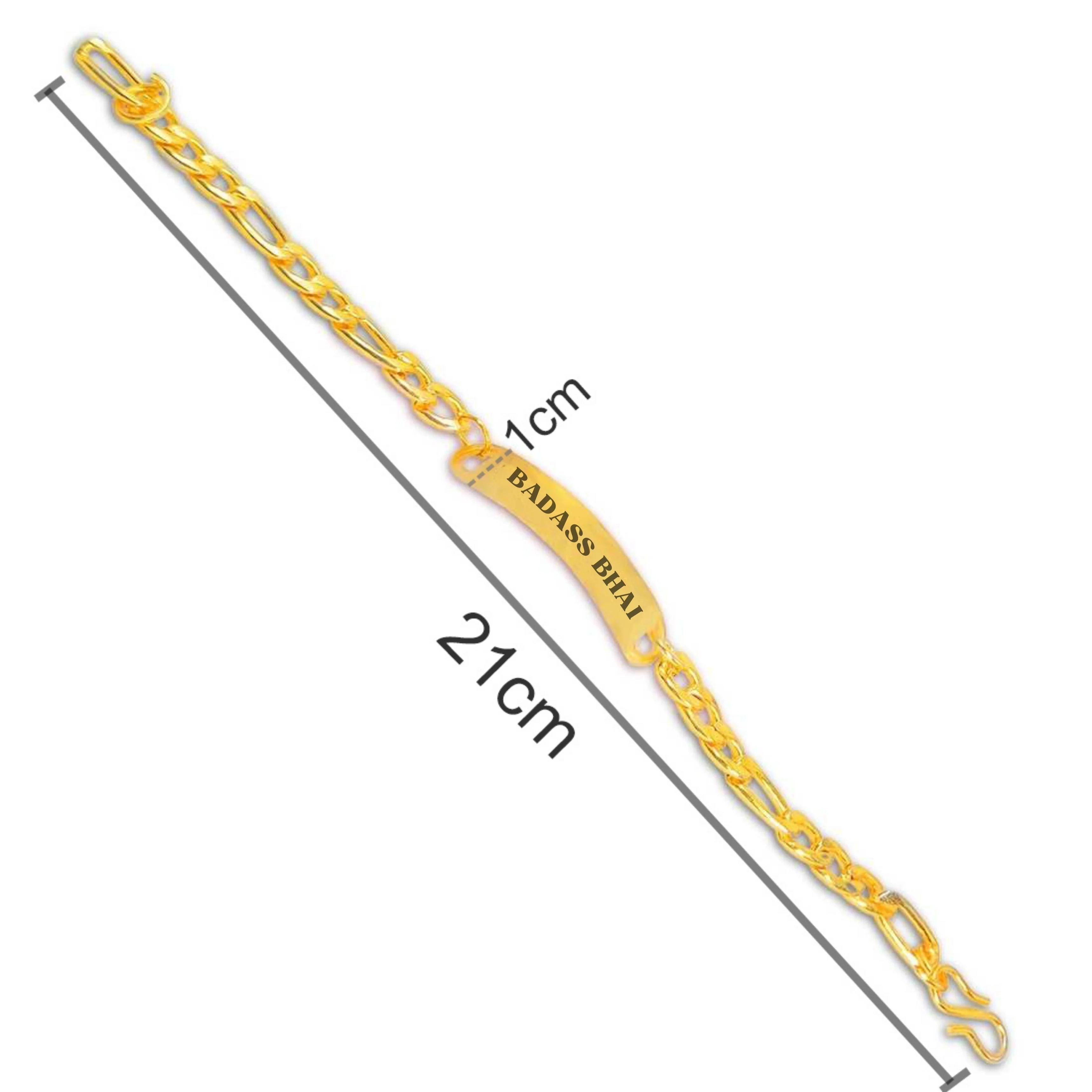 Rakhi Brother Gift Stylish Box Chain Bracelet Raksha Badhan Gift For Brothers - Badass Bhai - Image 10