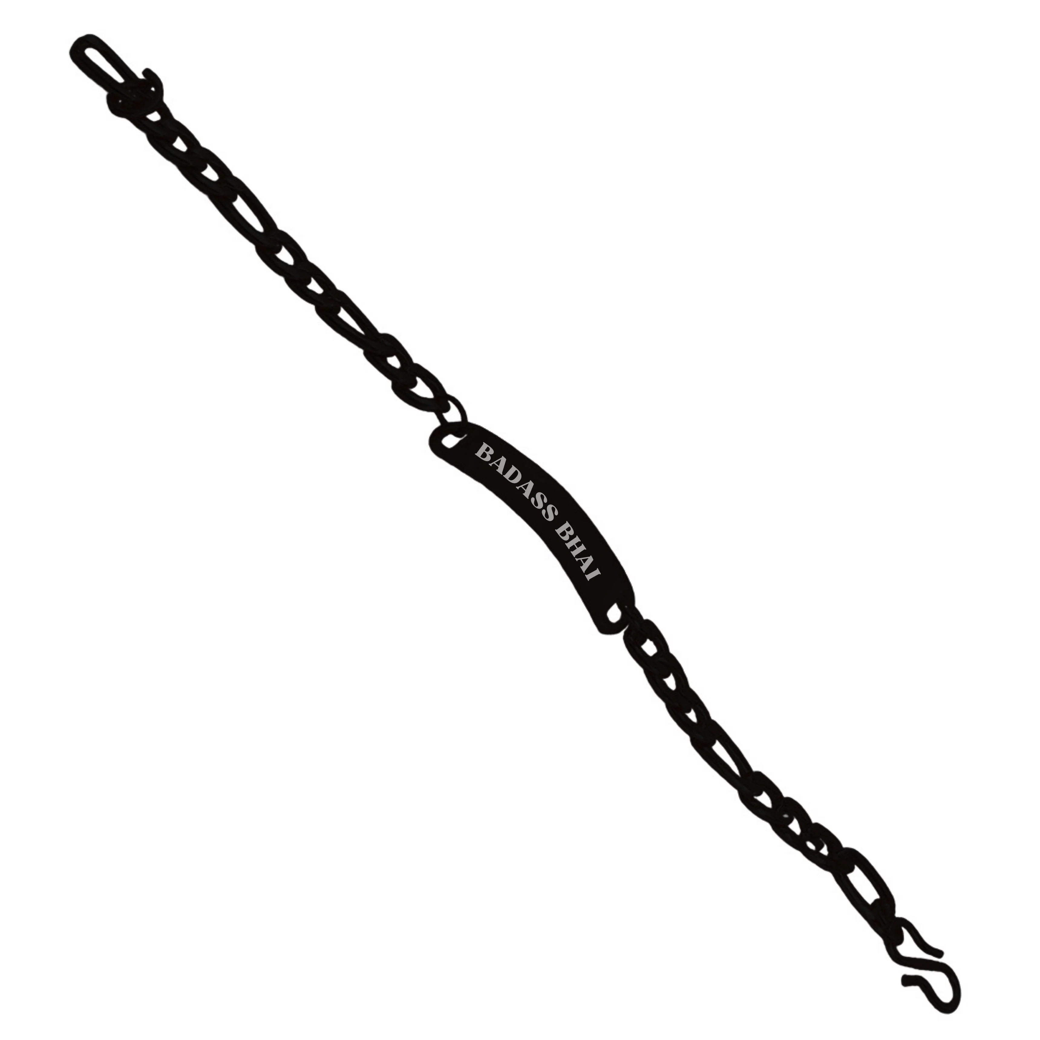 Rakhi Brother Gift Stylish Box Chain Bracelet Raksha Badhan Gift For Brothers - Badass Bhai - Image 5