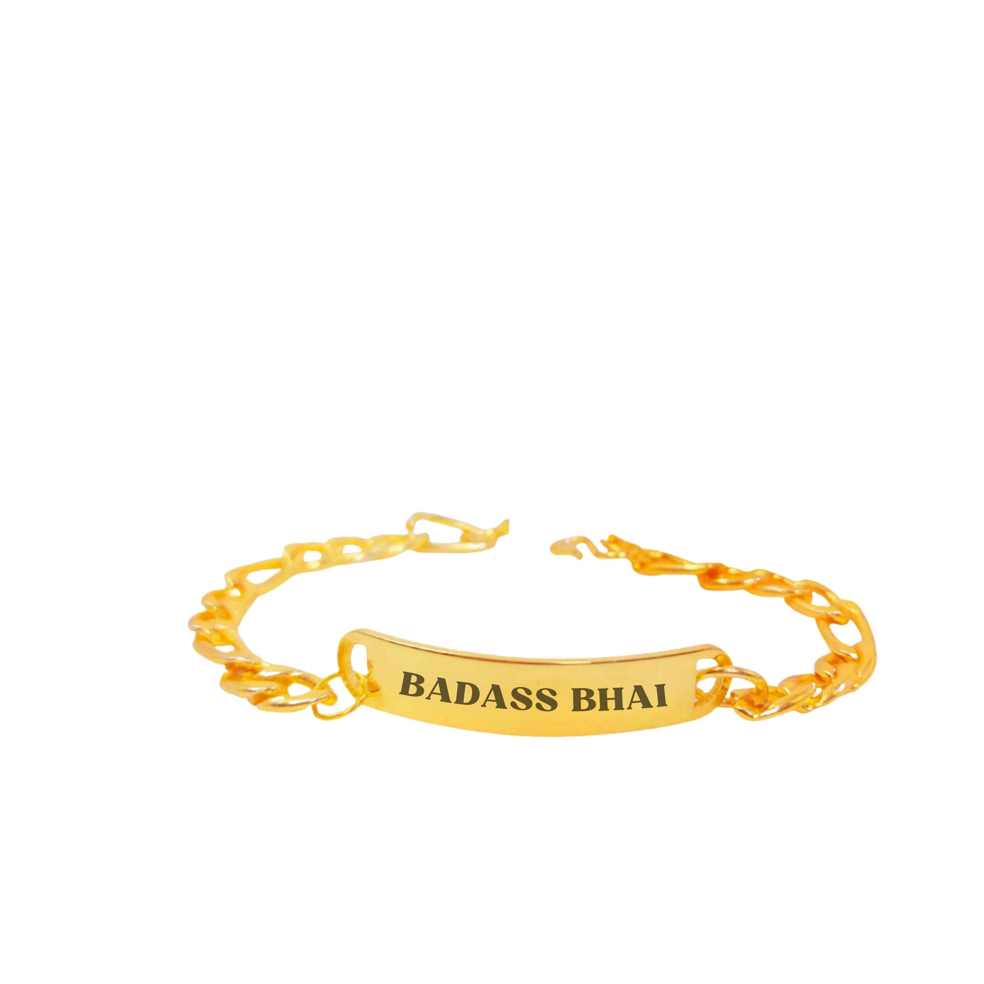 Rakhi Brother Gift Stylish Box Chain Bracelet Raksha Badhan Gift For Brothers - Badass Bhai - Image 7