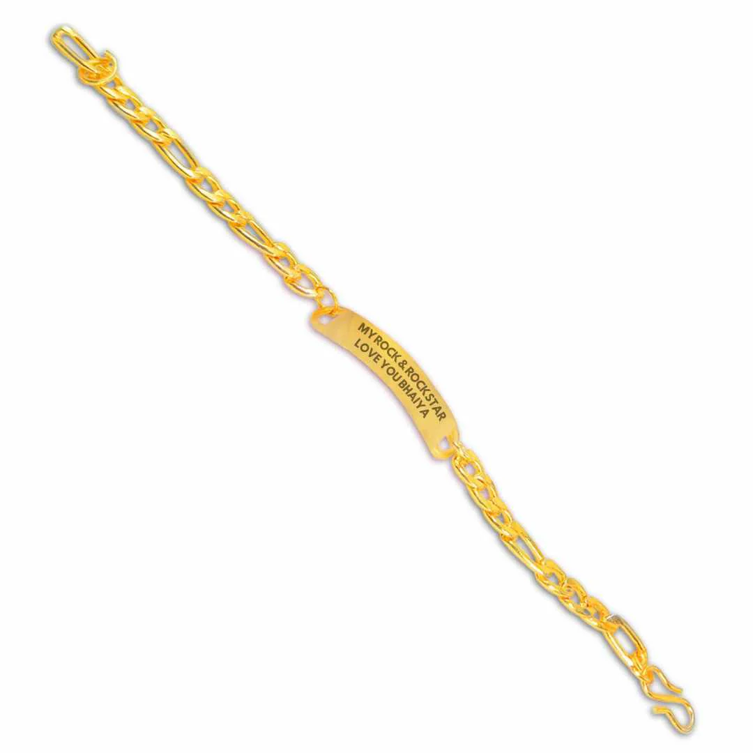 Rakshabandhan Gift for Brother Stylish Metal Bracelet - My Rock & Rockstar - Image 7