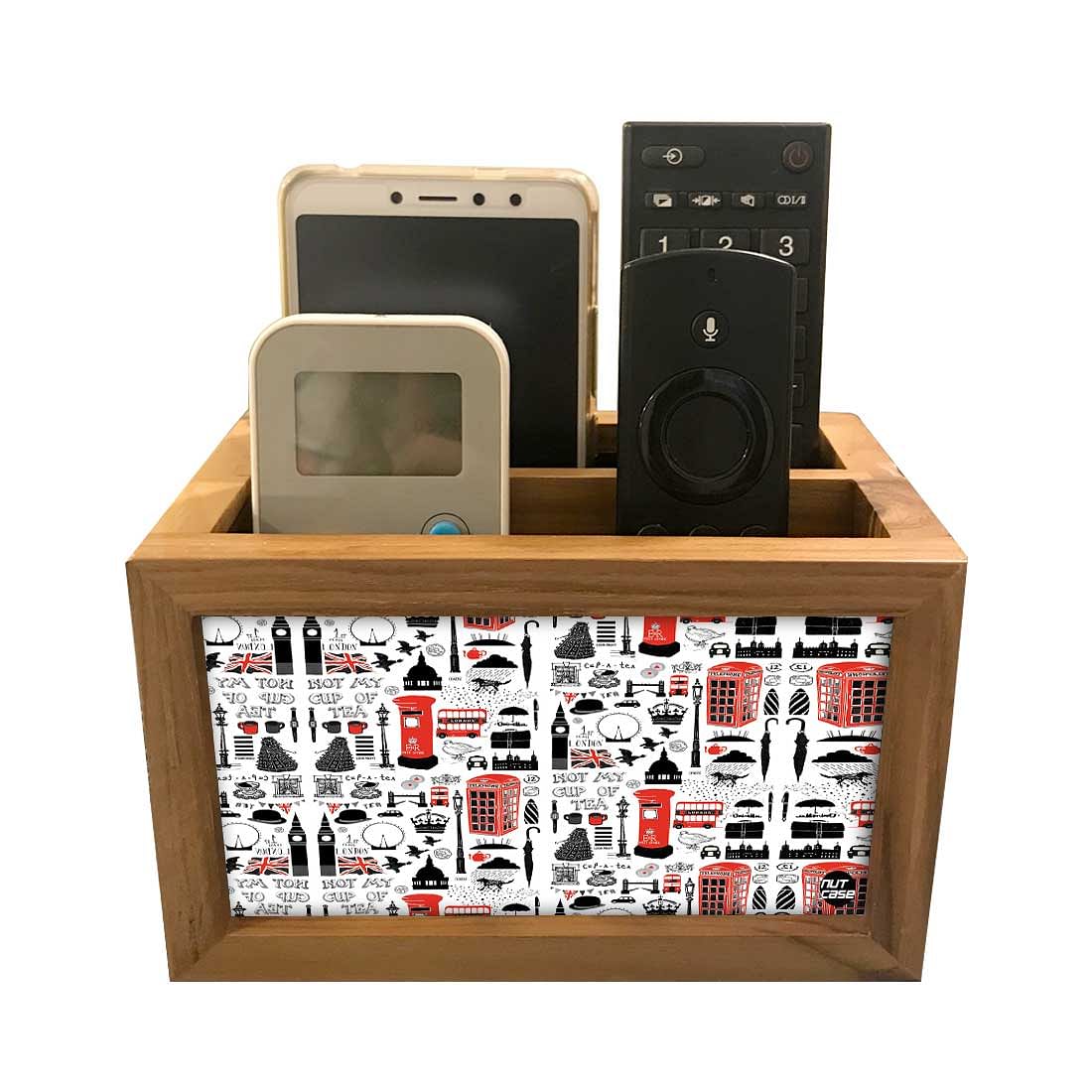 Remote Control Stand Holder Organizer For TV / AC Remotes - London City - Image 3