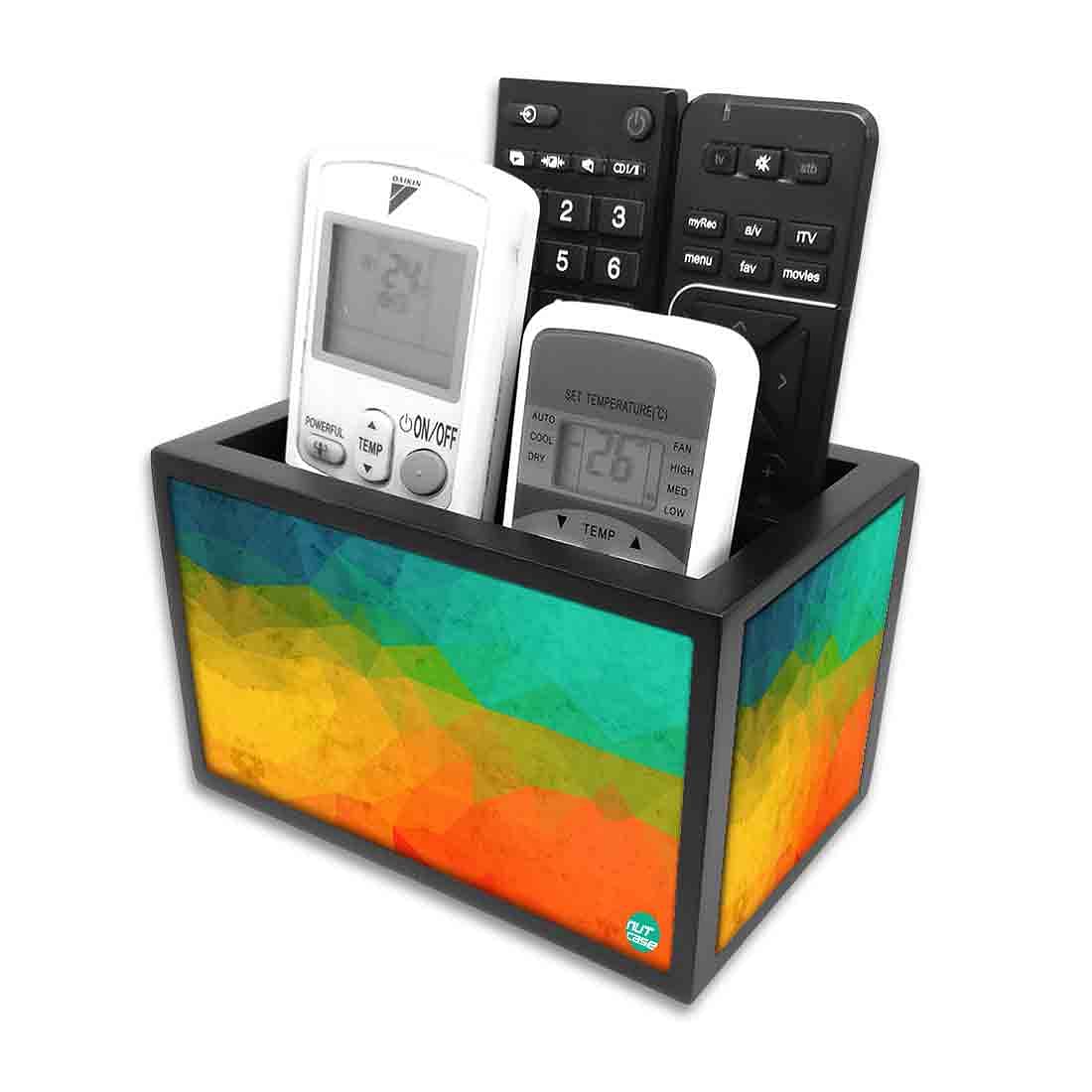 Remote Control Stand Holder Organizer For TV / AC Remotes - Yellow Colored - Image 3