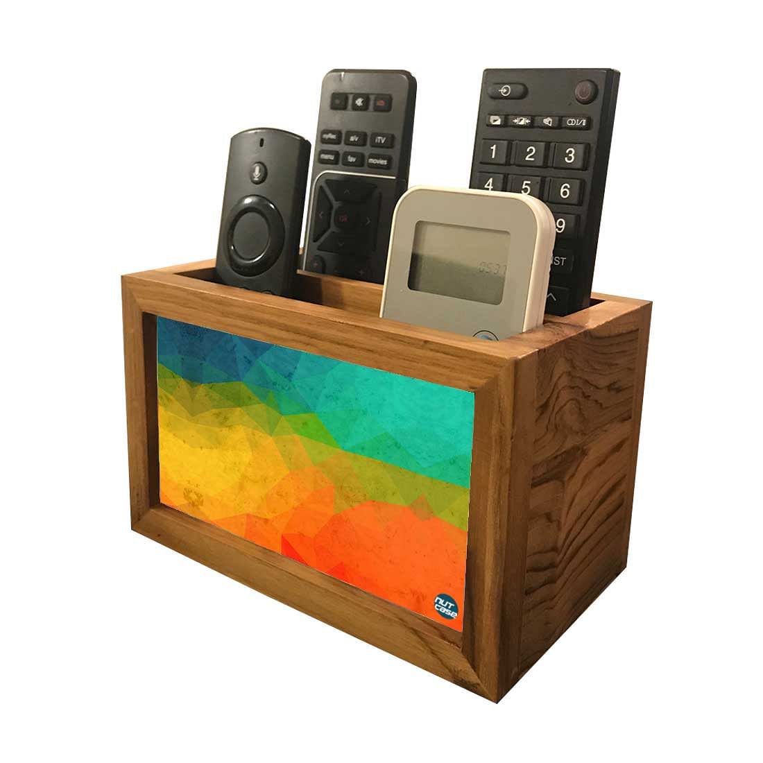 Remote Control Stand Holder Organizer For TV / AC Remotes - Yellow Colored - Image 4
