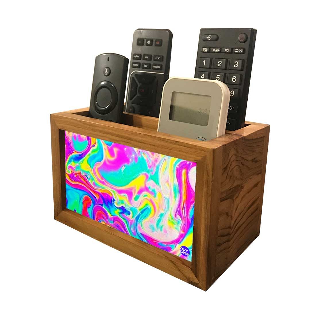 Remote Control Stand Holder Organizer For TV / AC Remotes - Oil Spill