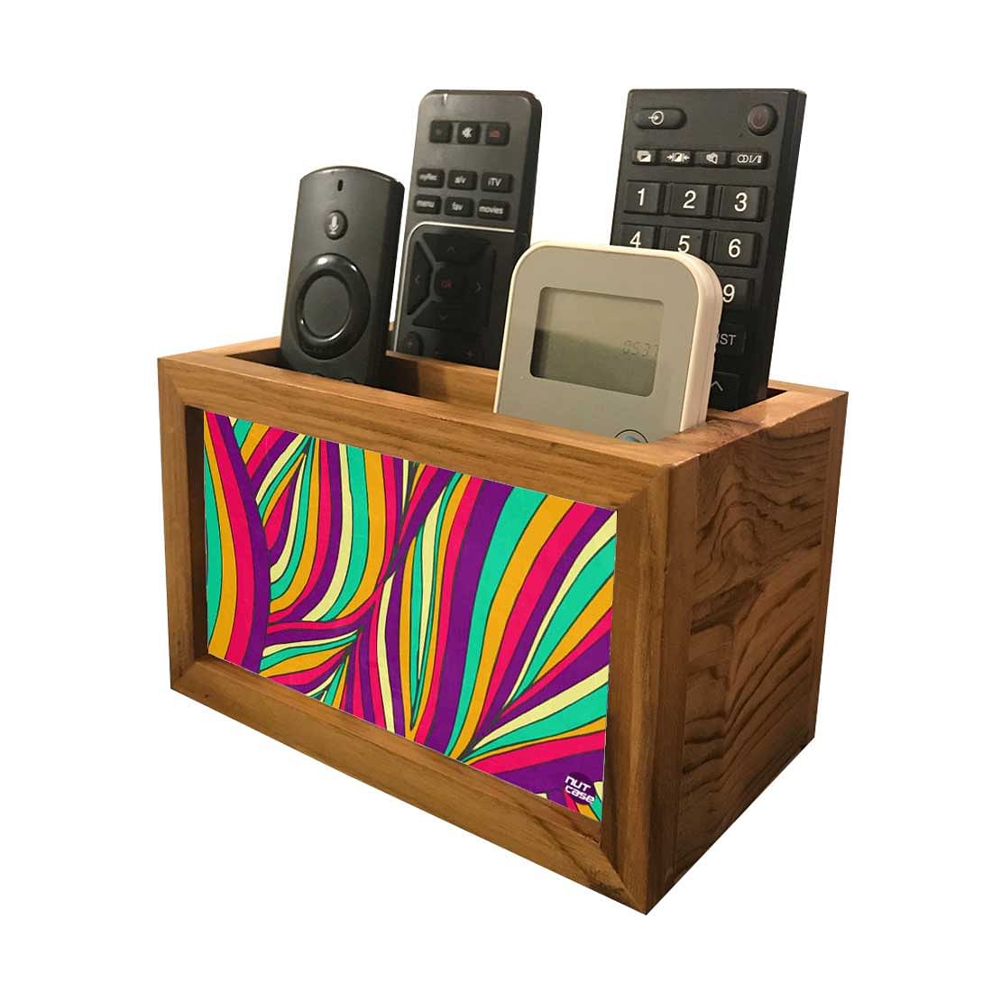Remote Control Stand Holder Organizer For TV / AC Remotes - Wave Lines - Image 4