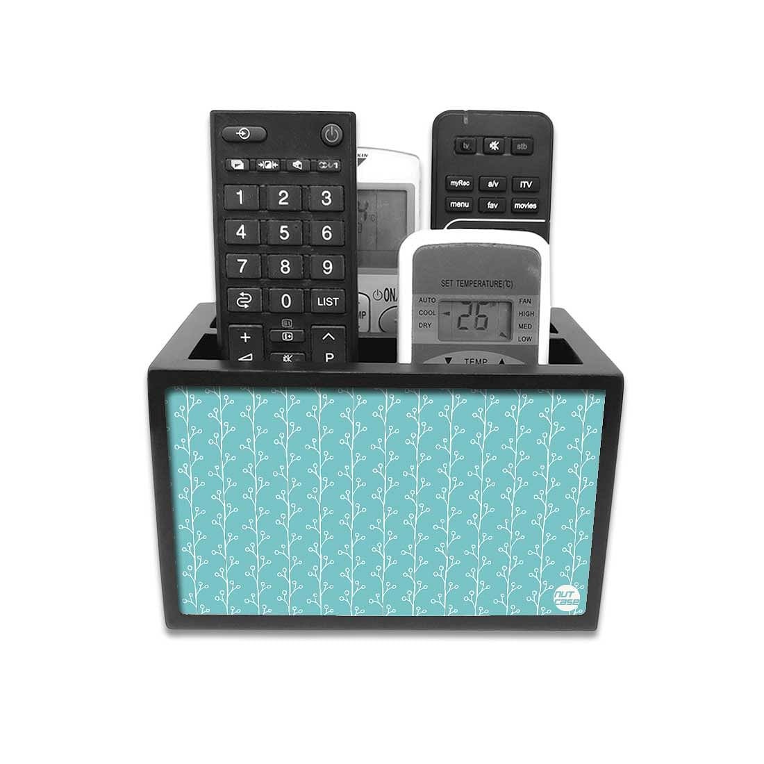 Tv Remote Control Caddy - Blue Branches - Image 2
