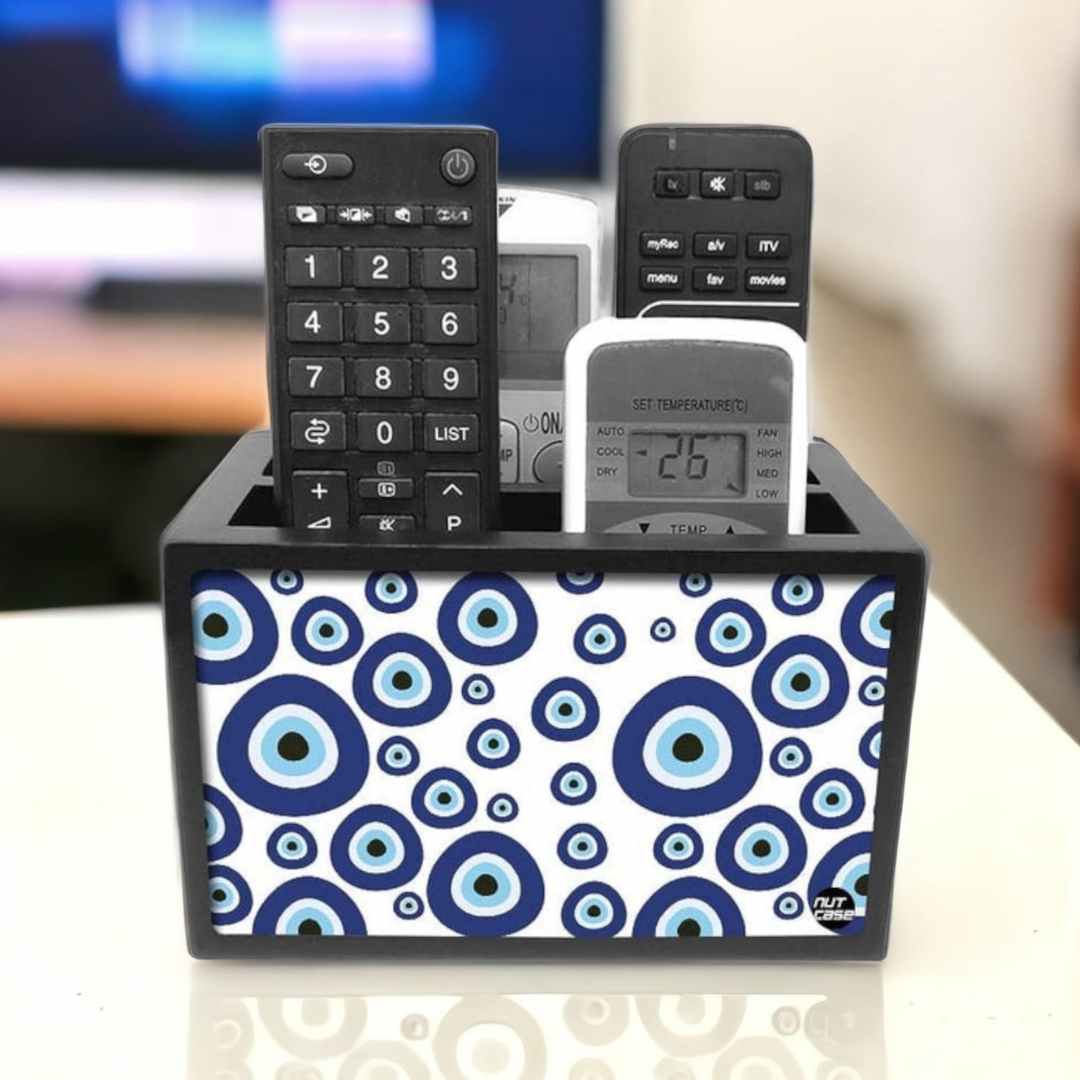 New Tv Remote Caddy Organizer For TV / AC Remotes - Evil Eye