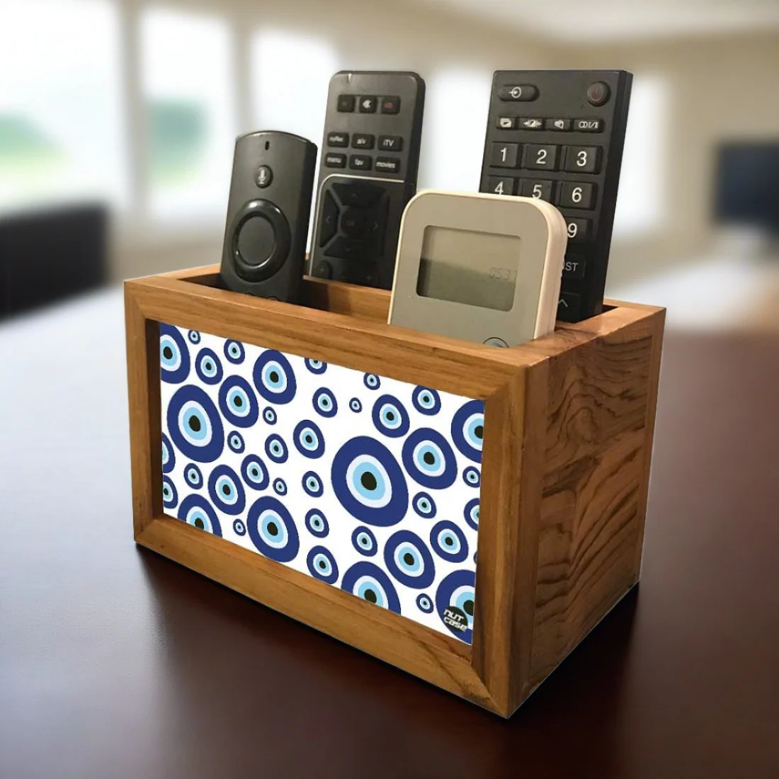 New Tv Remote Caddy Organizer For TV / AC Remotes - Evil Eye - Image 2