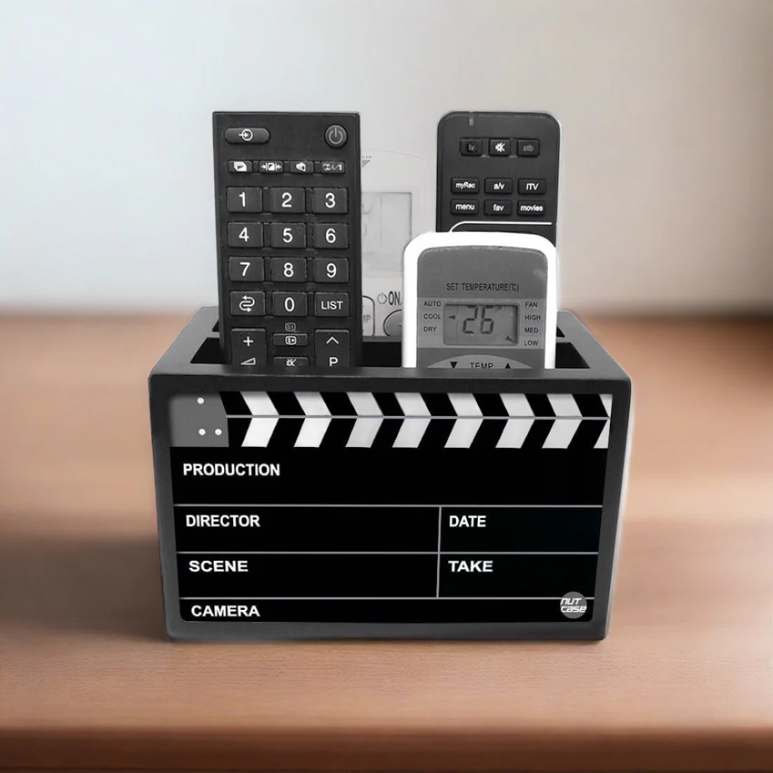 Black Remote Control Holder For TV / AC Remotes - Filmy - Image 10
