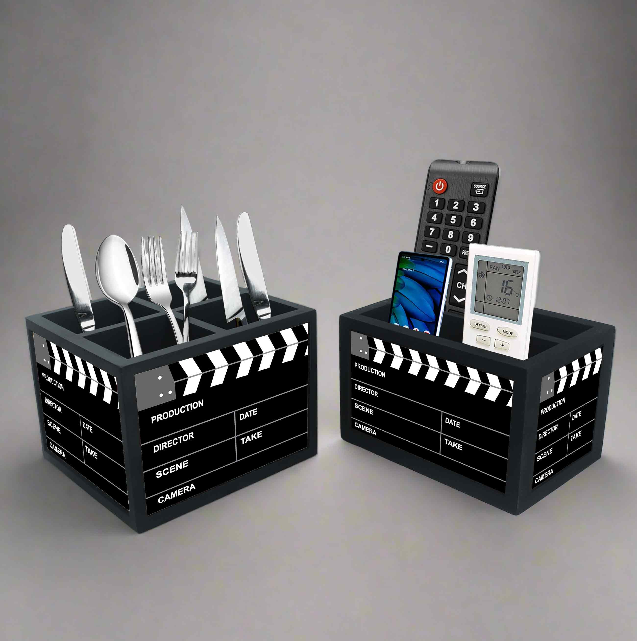 Black Remote Control Holder For TV / AC Remotes - Filmy - Image 13